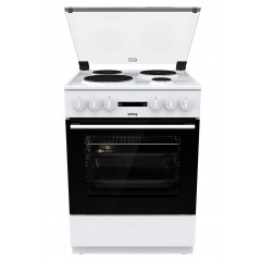 Korting KE6A60WM Κουζίνα Ηλεκτρική 71lt με Εμαγιέ Εστίες 60cm 034065101